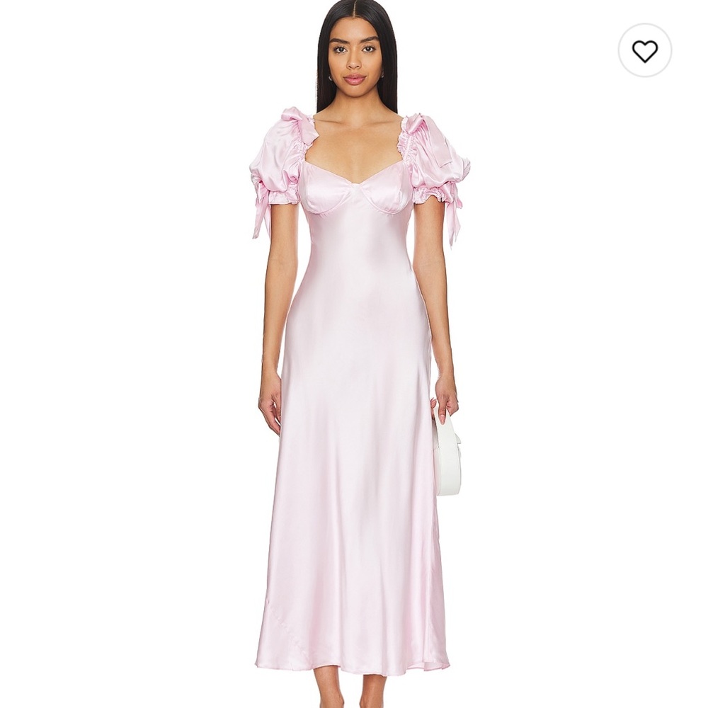 Selkie Poet Slip baby soft pink silk